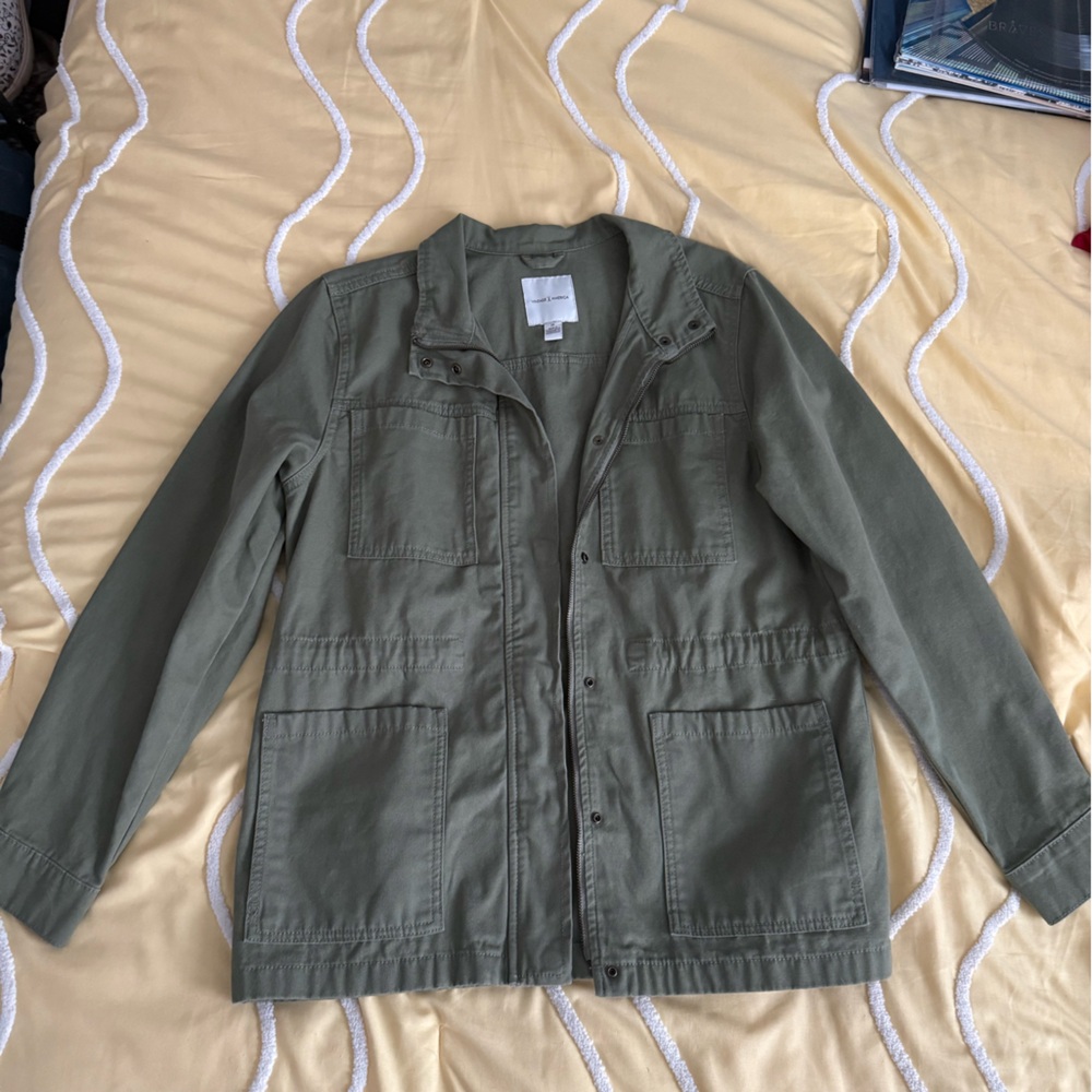 Olive Green Utility Jacket